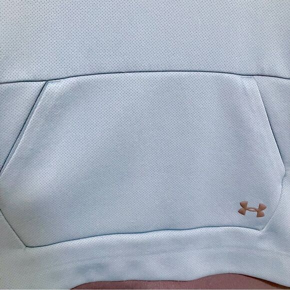 Under Armour Sweatshirt Women Size Large Teal Move Mock - Picture 5 of 10